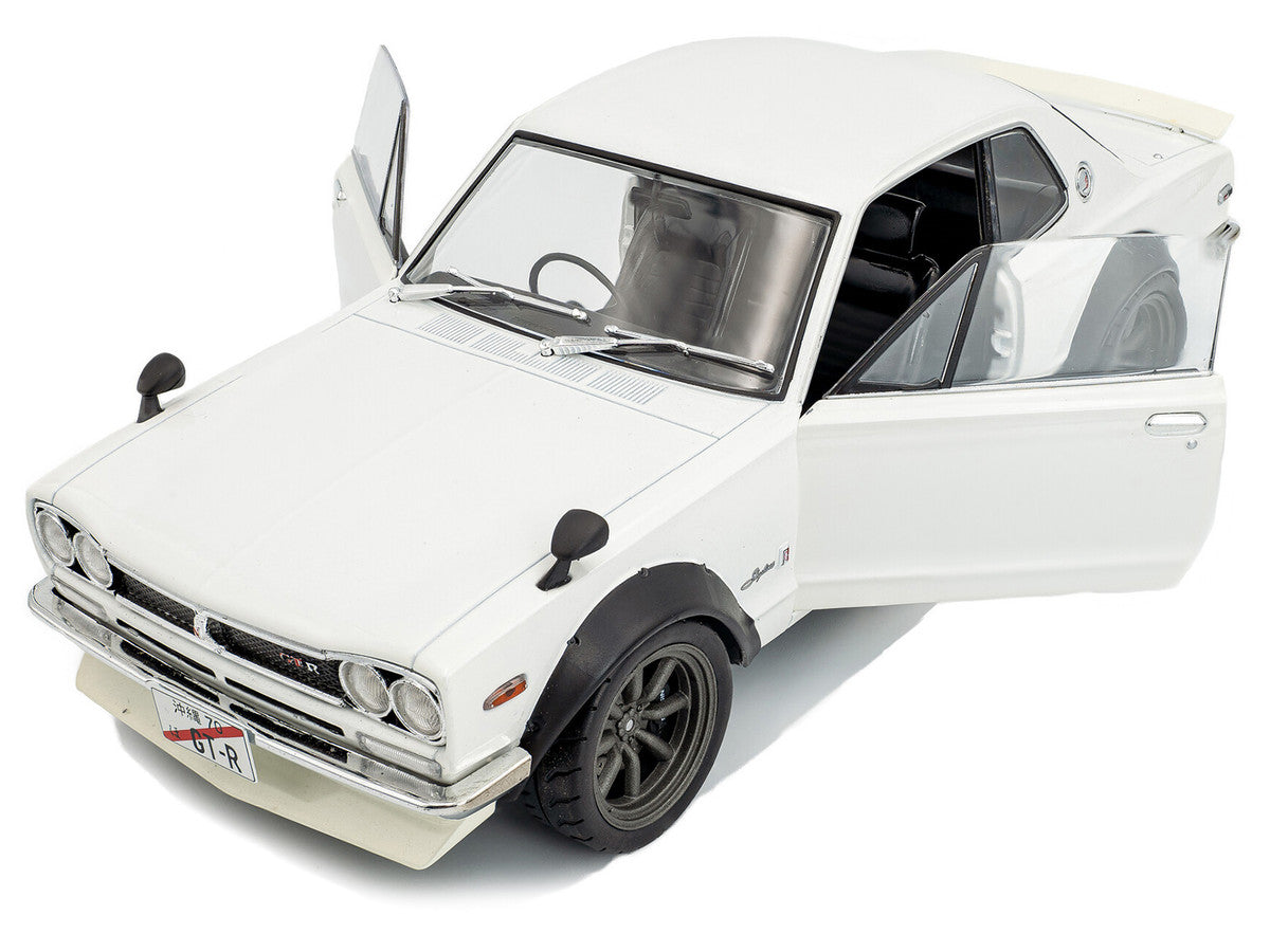 1970 Nissan Skyline (C10) Hakosuka RHD (Right Hand Drive) White 1/18 Diecast Model Car by Solido LuxuryLifeWay Online Store