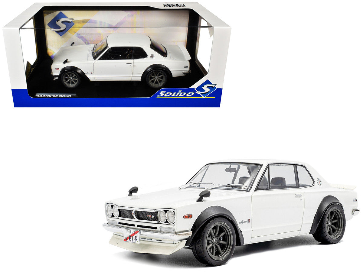 1970 Nissan Skyline (C10) Hakosuka RHD (Right Hand Drive) White 1/18 Diecast Model Car by Solido LuxuryLifeWay Online Store
