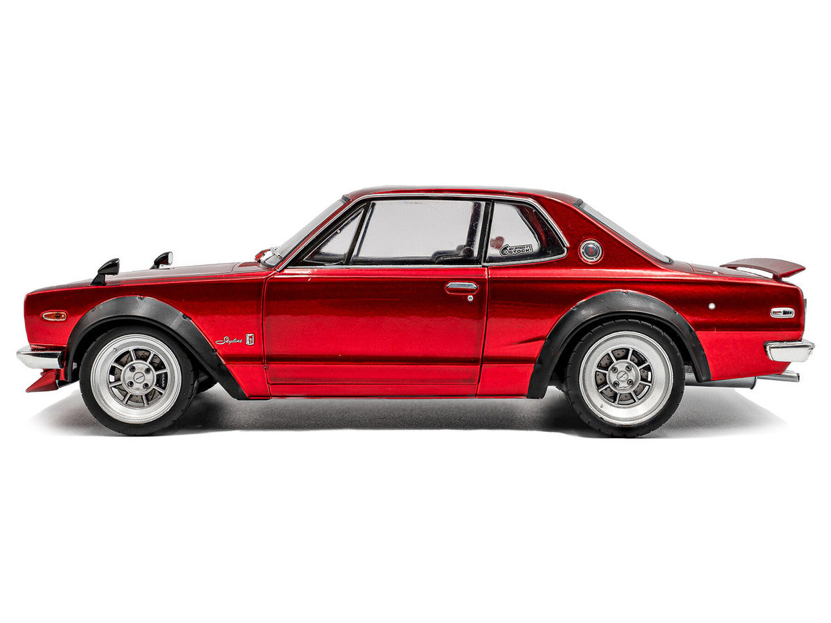 1970 Nissan Skyline (C10) Hakosuka RHD (Right Hand Drive) Red Metallic 1/18 Diecast Model Car by Solido LuxuryLifeWay Online Store