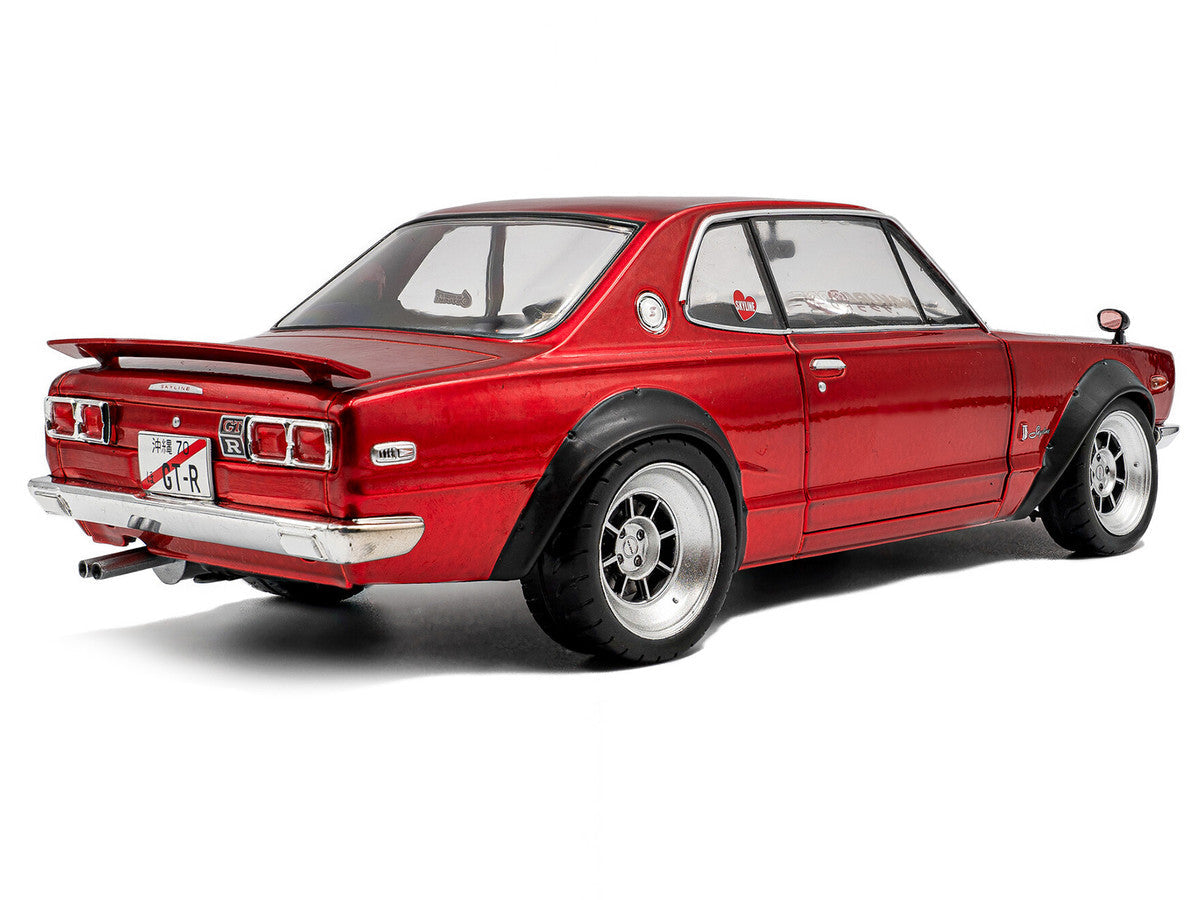 1970 Nissan Skyline (C10) Hakosuka RHD (Right Hand Drive) Red Metallic 1/18 Diecast Model Car by Solido LuxuryLifeWay Online Store