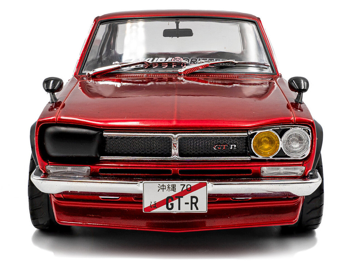 1970 Nissan Skyline (C10) Hakosuka RHD (Right Hand Drive) Red Metallic 1/18 Diecast Model Car by Solido LuxuryLifeWay Online Store