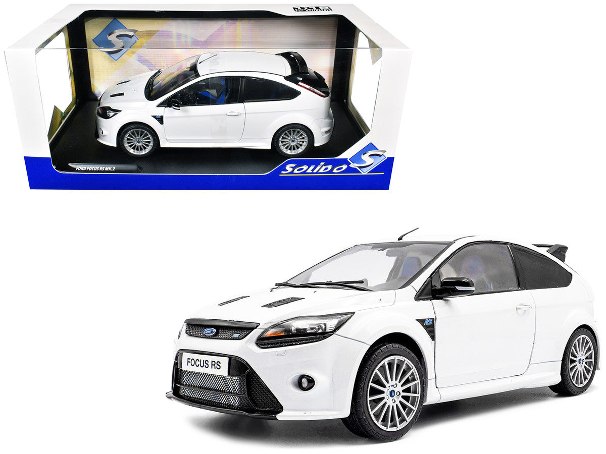 2009 Ford Focus RS MK2 Frozen White 1/18 Diecast Model Car by Solido LuxuryLifeWay Online Store