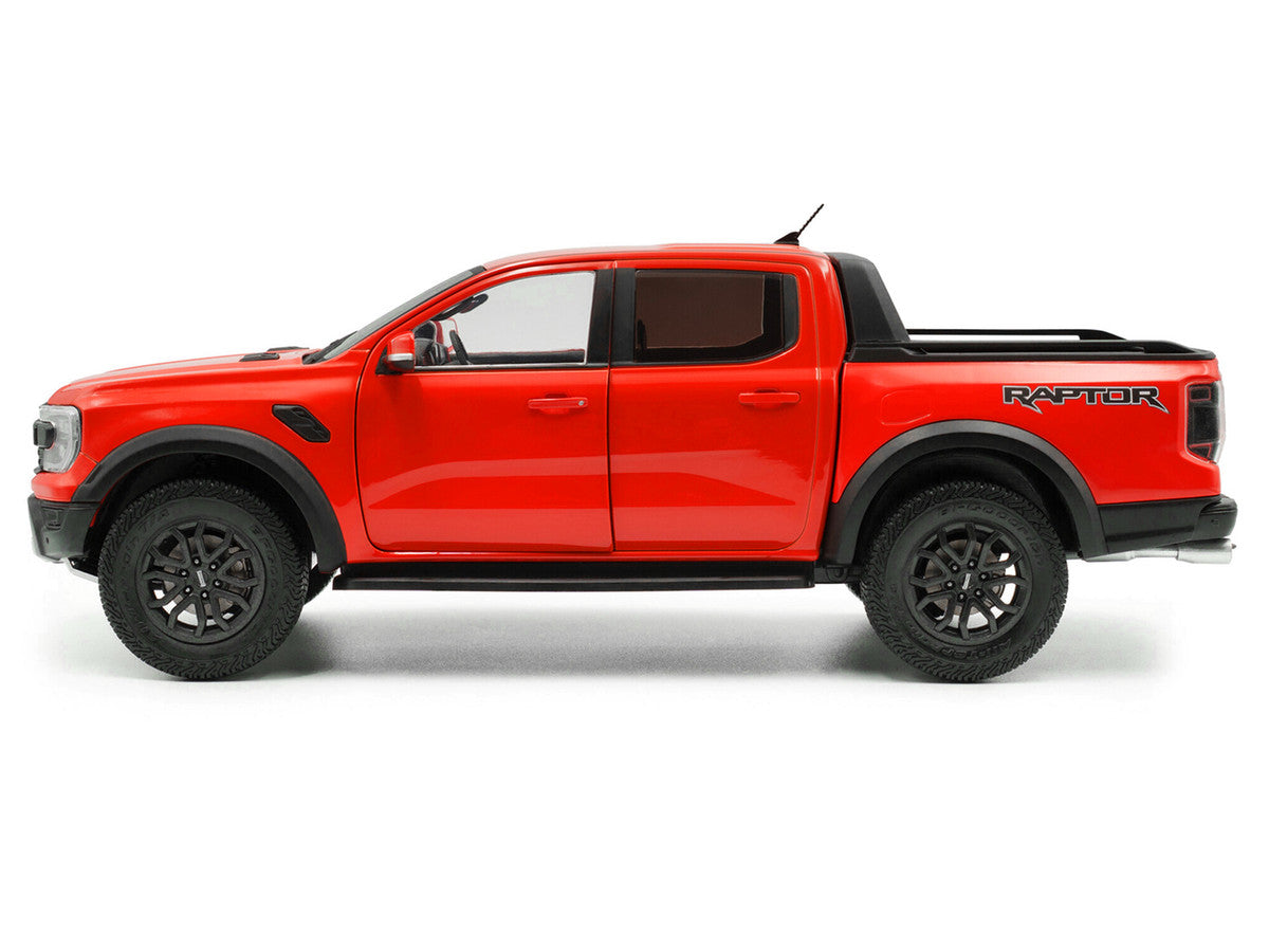 2024 Ford Ranger Raptor Pickup Truck Orange Red 1/18 Diecast Model Car by Solido LuxuryLifeWay Online Store