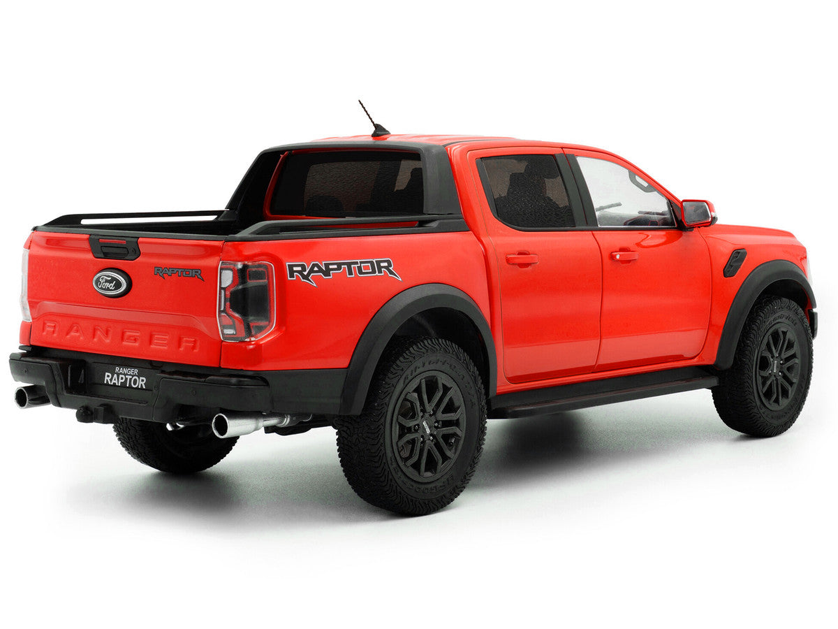 2024 Ford Ranger Raptor Pickup Truck Orange Red 1/18 Diecast Model Car by Solido LuxuryLifeWay Online Store