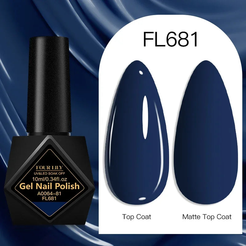 10ml Gel Nail Polish 162 Colors Nail Supplies Vernis Semi Permanent Nail Art Manicure Soak Off LED UV Gel Nail Varnishes Summer Tri Light Beauty
