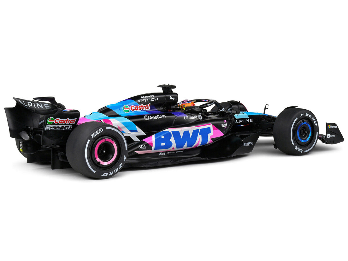 Alpine A524 #31 Esteban Ocon "BWT" Formula One F1 Miami GP (2024) "Competition" Series 1/18 Diecast Model Car by Solido LuxuryLifeWay Online Store