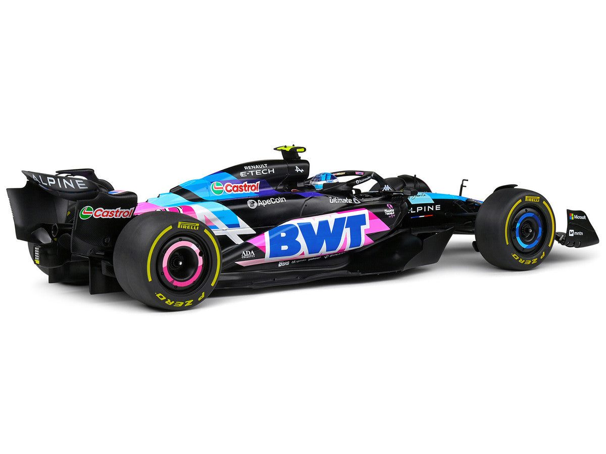 Alpine A524 #10 Pierre Gasly "BWT" Formula One F1 Monaco GP (2024) "Competition" Series 1/18 Diecast Model Car by Solido LuxuryLifeWay Online Store