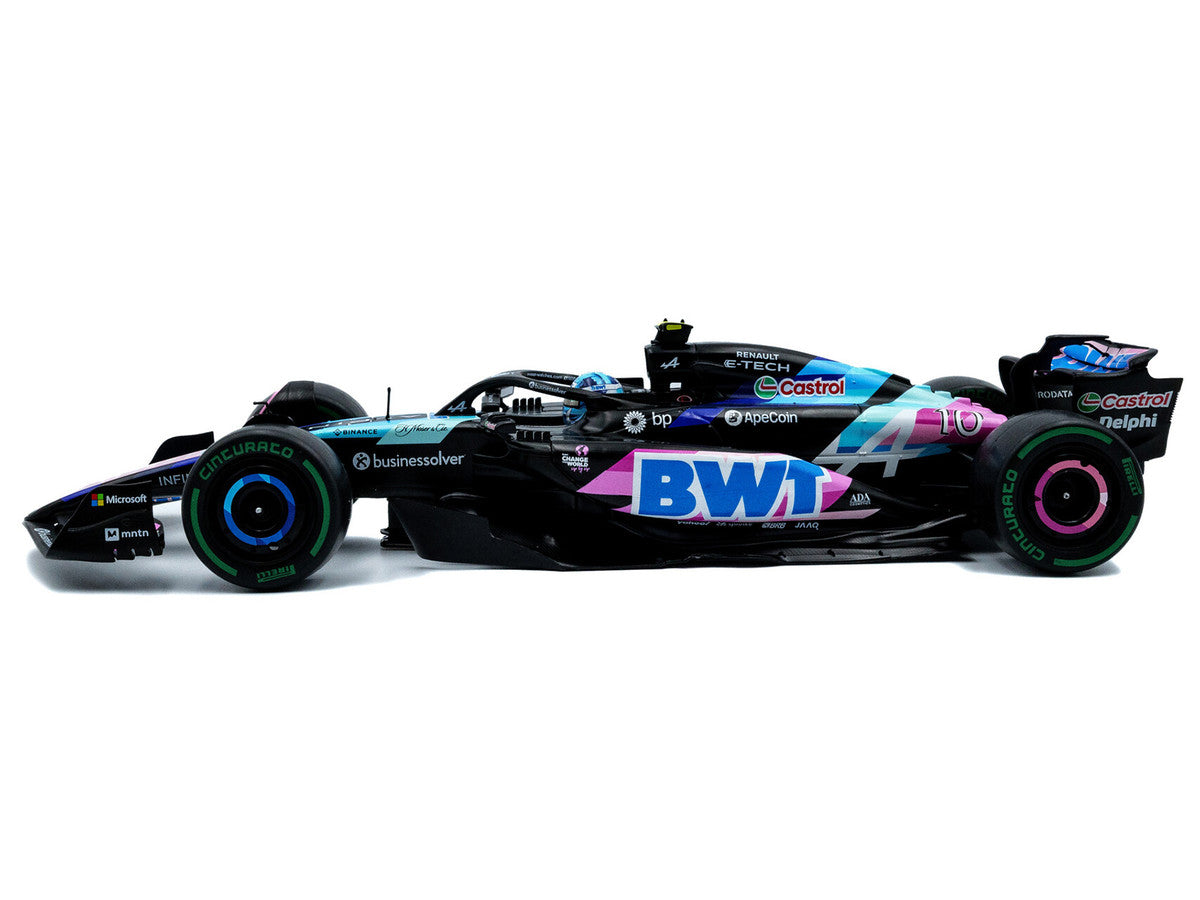 Alpine A524 #10 Pierre Gasly "BWT" 3rd Place Formula One F1 "Sao Paulo GP" (2024) "Competition" Series 1/18 Diecast Model Car by Solido LuxuryLifeWay Online Store