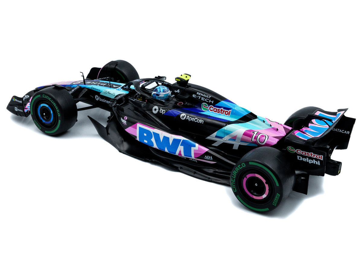 Alpine A524 #10 Pierre Gasly "BWT" 3rd Place Formula One F1 "Sao Paulo GP" (2024) "Competition" Series 1/18 Diecast Model Car by Solido LuxuryLifeWay Online Store