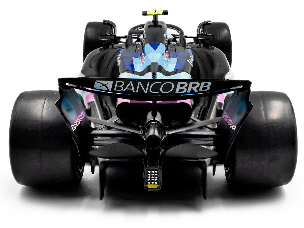 Alpine A524 #31 Esteban Ocon "BWT" 2nd Place F1 "Sao Paulo GP" (2024) "Competition" Series 1/18 Diecast Model Car by Solido LuxuryLifeWay Online Store