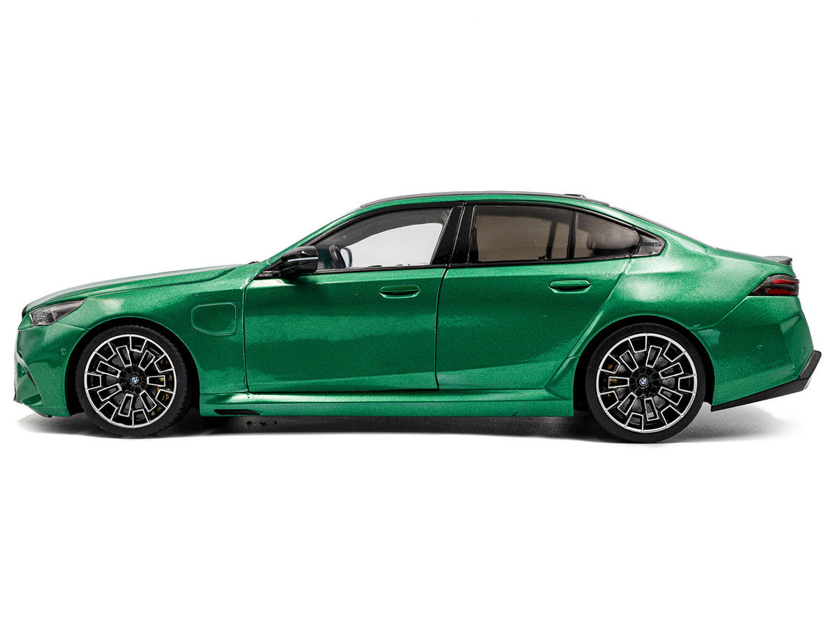 2025 BMW M5 Isle of Man Green Metallic 1/18 Diecast Model Car by Solido LuxuryLifeWay Online Store