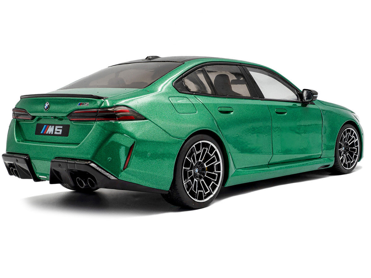 2025 BMW M5 Isle of Man Green Metallic 1/18 Diecast Model Car by Solido LuxuryLifeWay Online Store