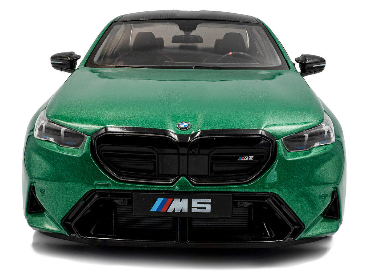 2025 BMW M5 Isle of Man Green Metallic 1/18 Diecast Model Car by Solido LuxuryLifeWay Online Store