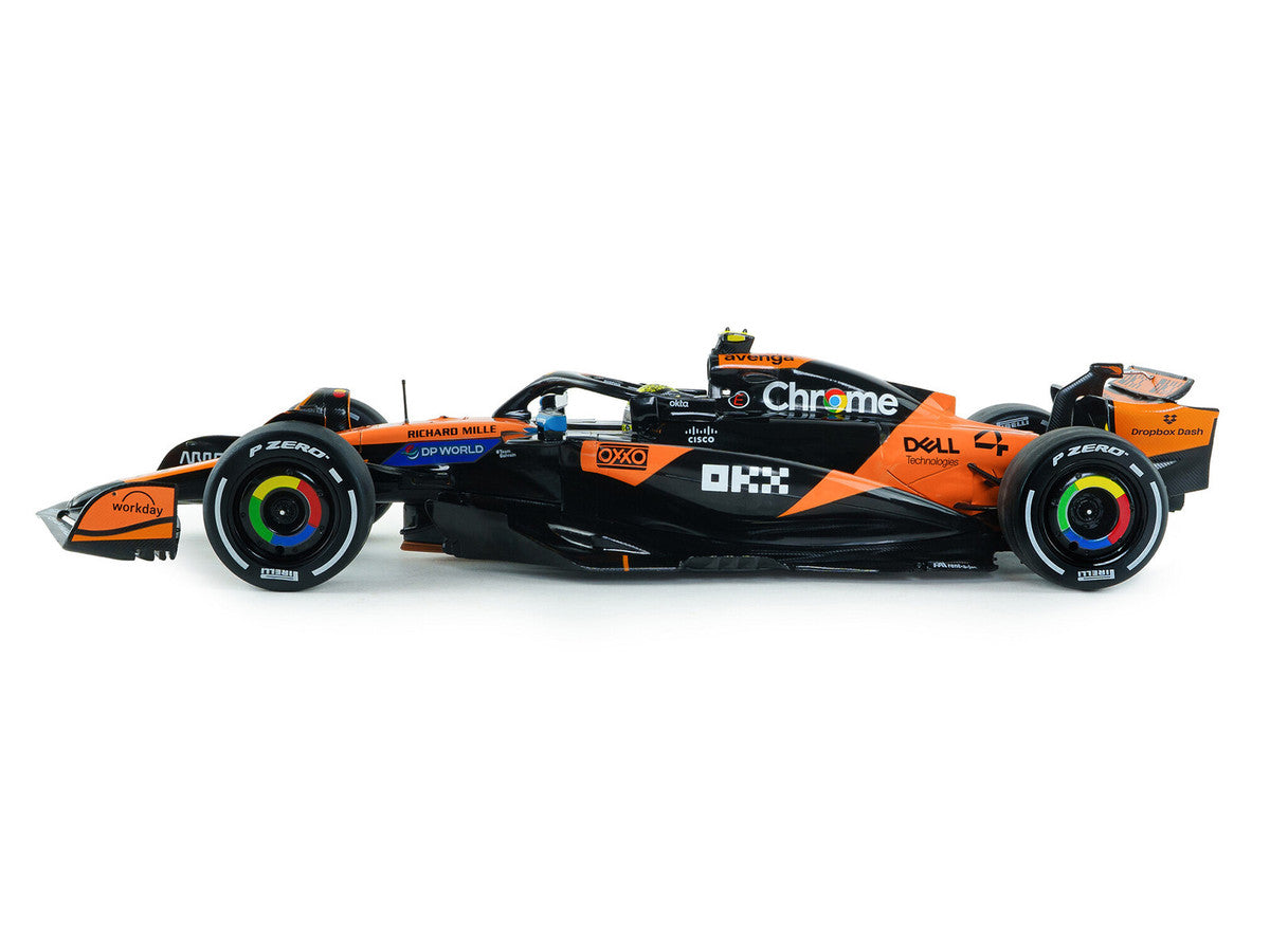 McLaren MCL39 #4 Lando Norris "OKX" Winner Formula One F1 "Australian GP" (2025) "Competition" Series 1/18 Diecast Model Car by Solido LuxuryLifeWay Online Store