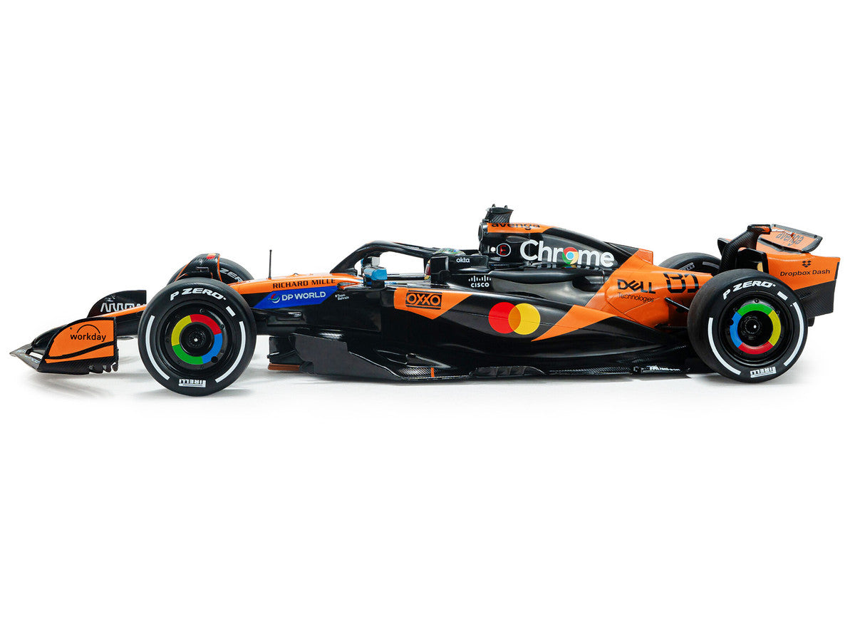 McLaren MCL39 #81 Oscar Piastri "OKX" Winner Formula One F1 "Chinese GP" (2025) "Competition" Series 1/18 Diecast Model Car by Solido LuxuryLifeWay Online Store