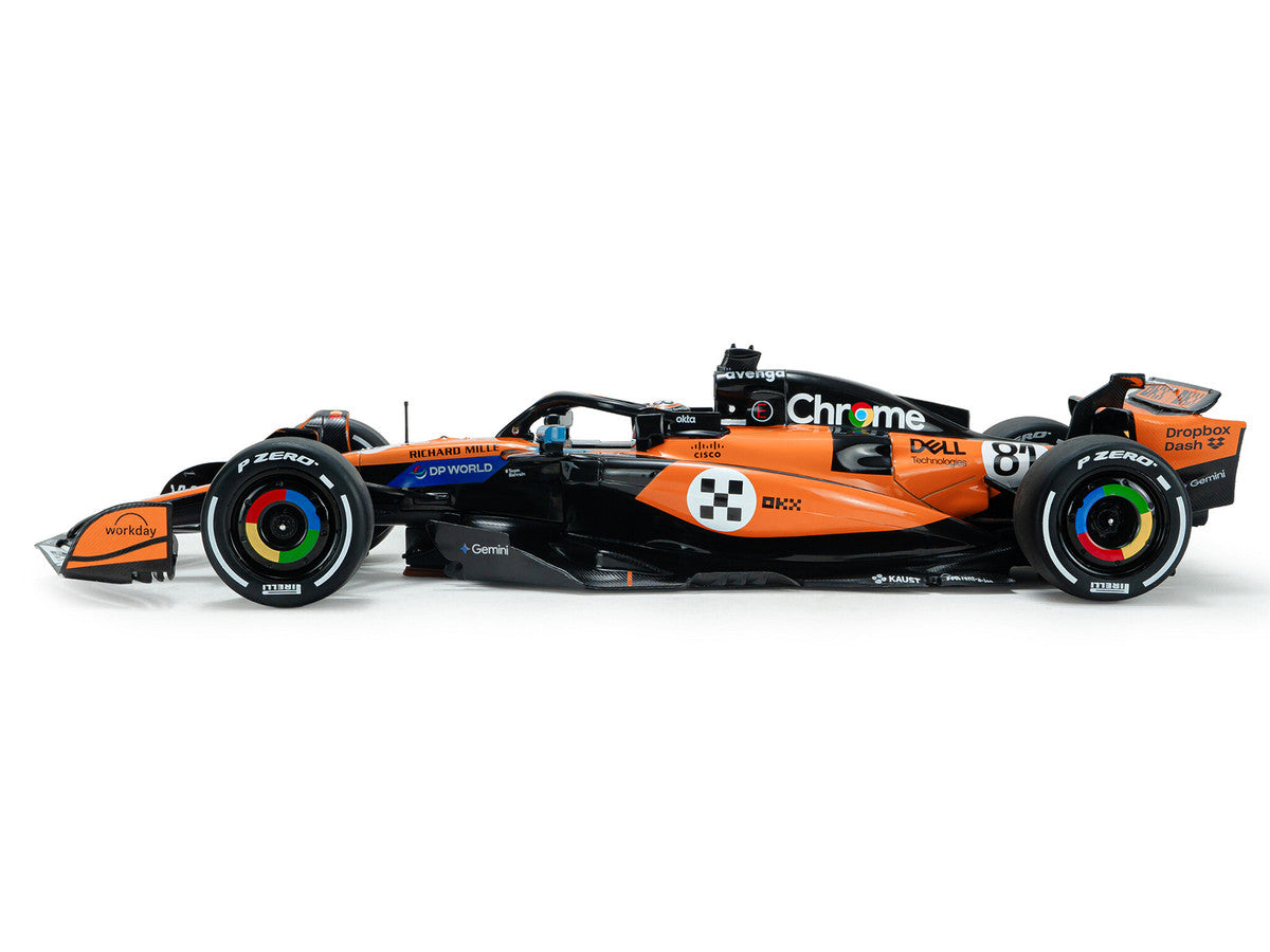 McLaren MCL39 #81 Oscar Piastri "OKX" 3rd Place Formula One F1 "Monaco GP" (2025) "Competition" Series 1/18 Diecast Model Car by Solido LuxuryLifeWay Online Store