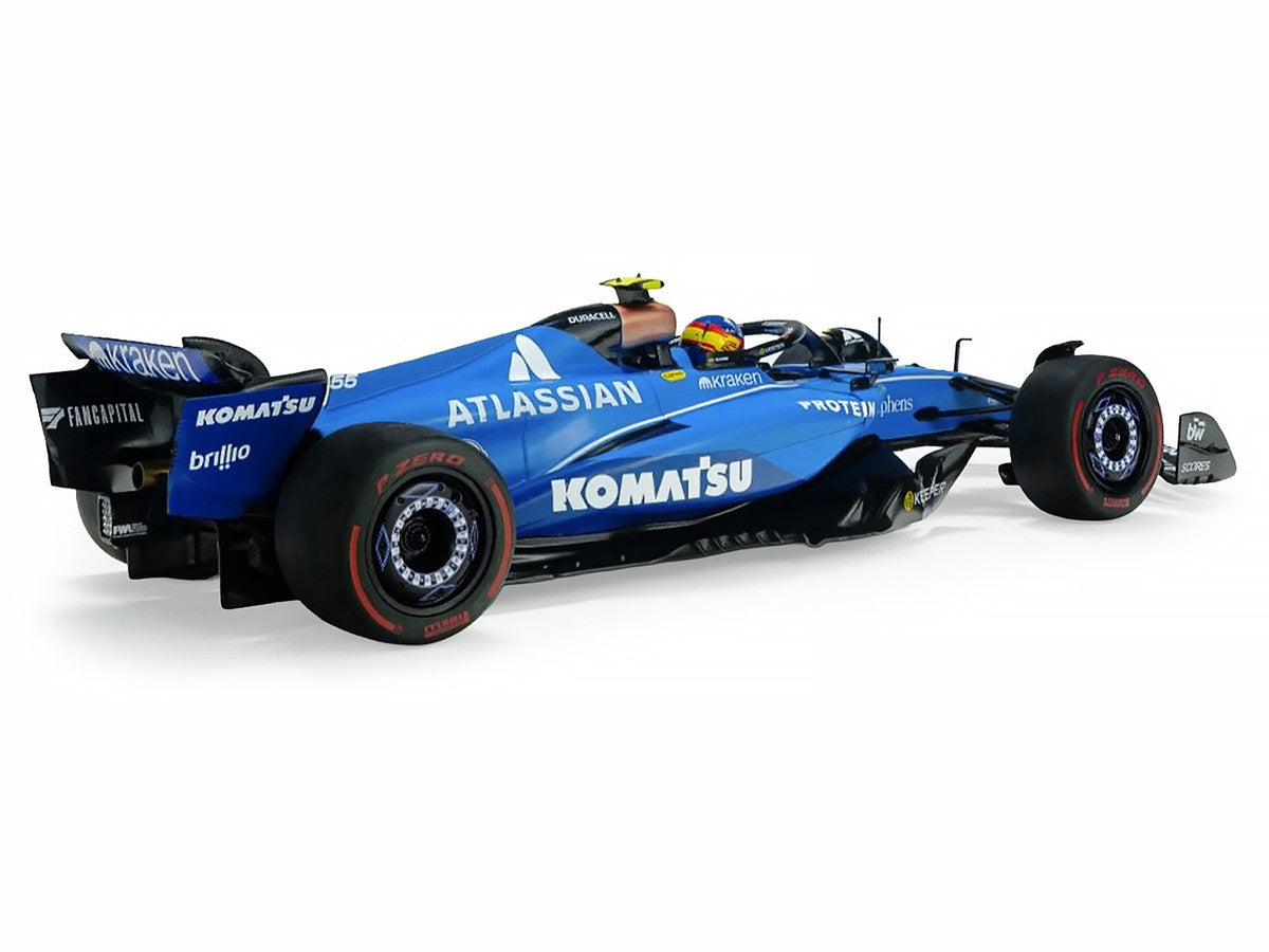 Williams FW47 #55 Carlos Sainz "Atlassian" Formula One F1 "Australian GP" (2025) "Competition" Series 1/18 Diecast Model Car by Solido LuxuryLifeWay Online Store