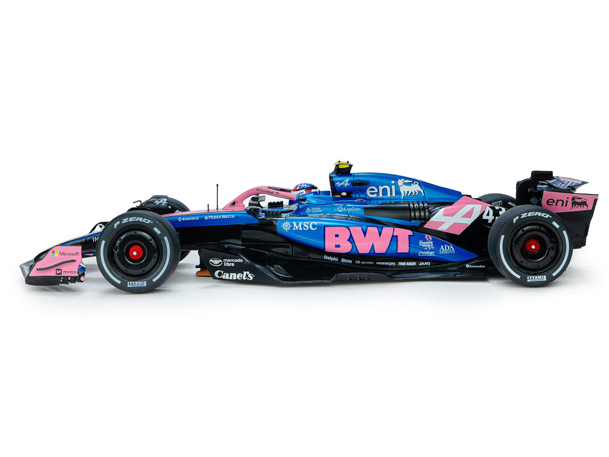 Alpine A525 #43 Franco Colapinto "BWT" Formula One F1 "Canadian GP" (2025) "Competition" Series 1/18 Diecast Model Car by Solido LuxuryLifeWay Online Store