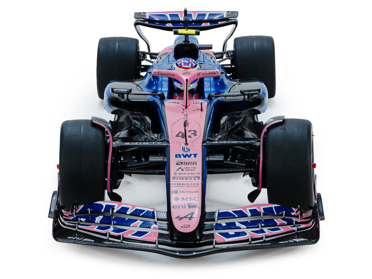 Alpine A525 #43 Franco Colapinto "BWT" Formula One F1 "Canadian GP" (2025) "Competition" Series 1/18 Diecast Model Car by Solido LuxuryLifeWay Online Store