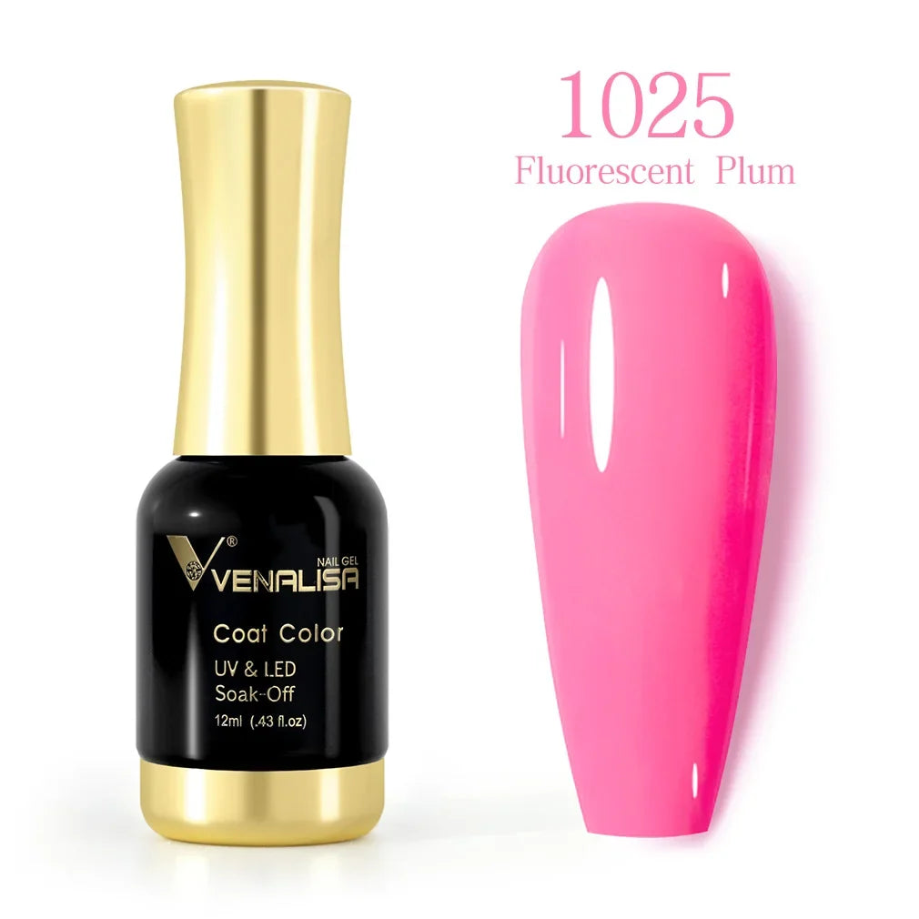 VENALISA Nail Gel Varnish TPO FREE Soak Off UV LED Organic Odorless Enamels Nail Art Colors 12ml 120Colors UV Gel Nail Polish Tri Light Beauty