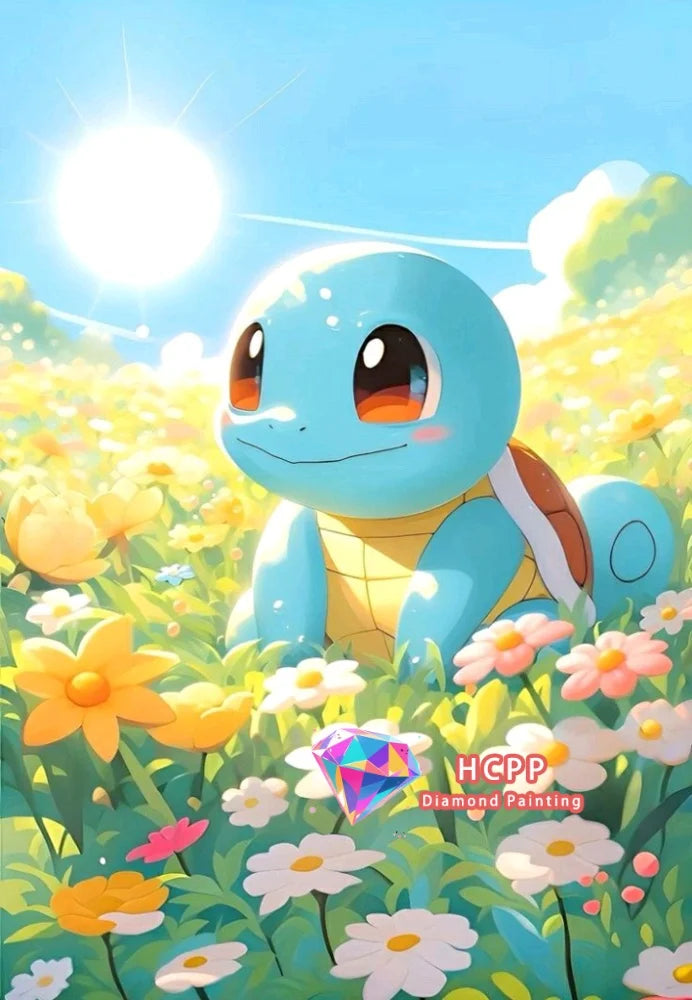 Pikachu Bulbasaur Squirtle Anime Diamond Painting Kit Square Round Diamond 5D DIY Mosaic Handmade Art Exquisite Gift Home Decor Pi-Mart