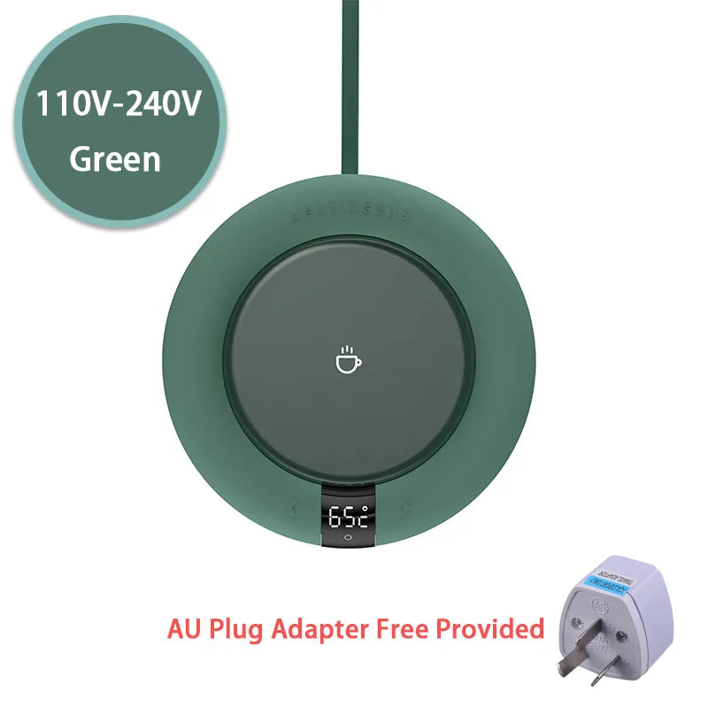 New Coffee Mug Warmer Electric Heating Coaster for Home Office 3 Temperatures Adjustable Tea Cup Warmer Christmas Birthday Gift LadyShow.Store