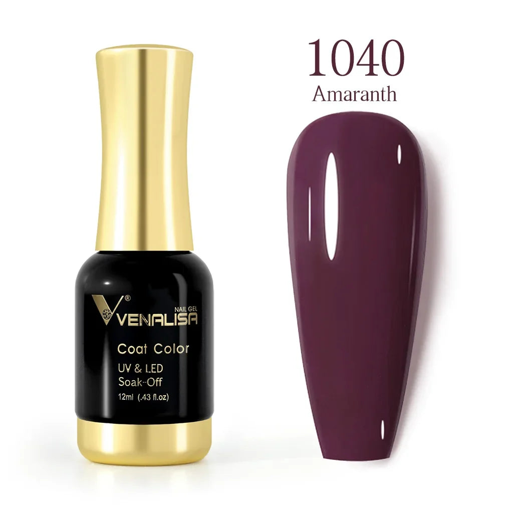 VENALISA Nail Gel Varnish TPO FREE Soak Off UV LED Organic Odorless Enamels Nail Art Colors 12ml 120Colors UV Gel Nail Polish Tri Light Beauty