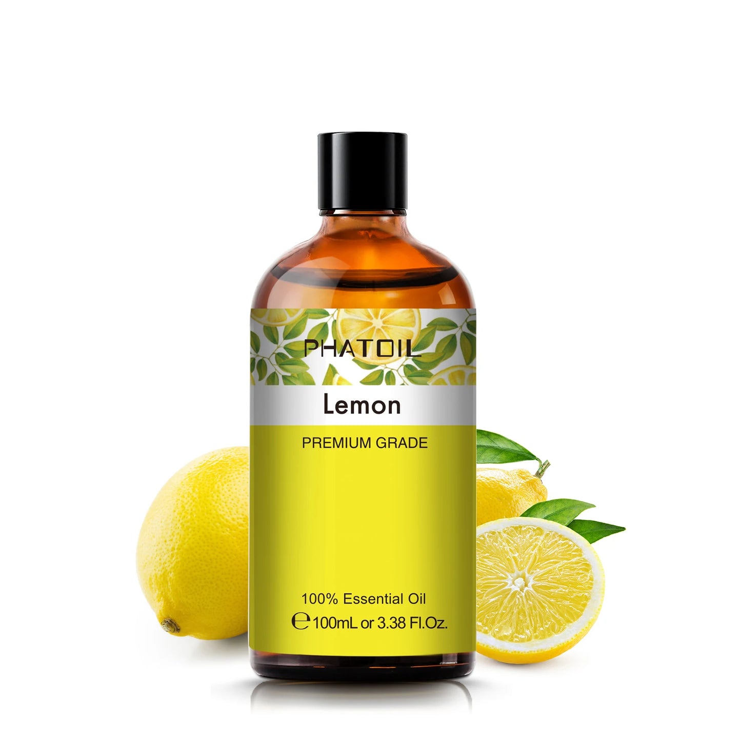 100ML Pure Natural Essential Oils Diffuser for Skin Care Rose Orange Lemon Lavender Rose Geranium Chamomile Avocado Aroma Oil Pi-Mart