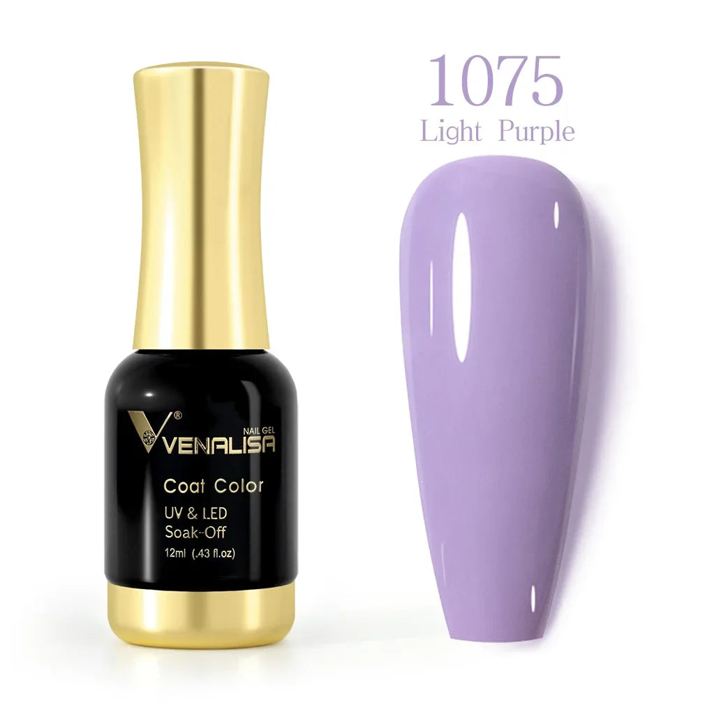 VENALISA Nail Gel Varnish TPO FREE Soak Off UV LED Organic Odorless Enamels Nail Art Colors 12ml 120Colors UV Gel Nail Polish Tri Light Beauty