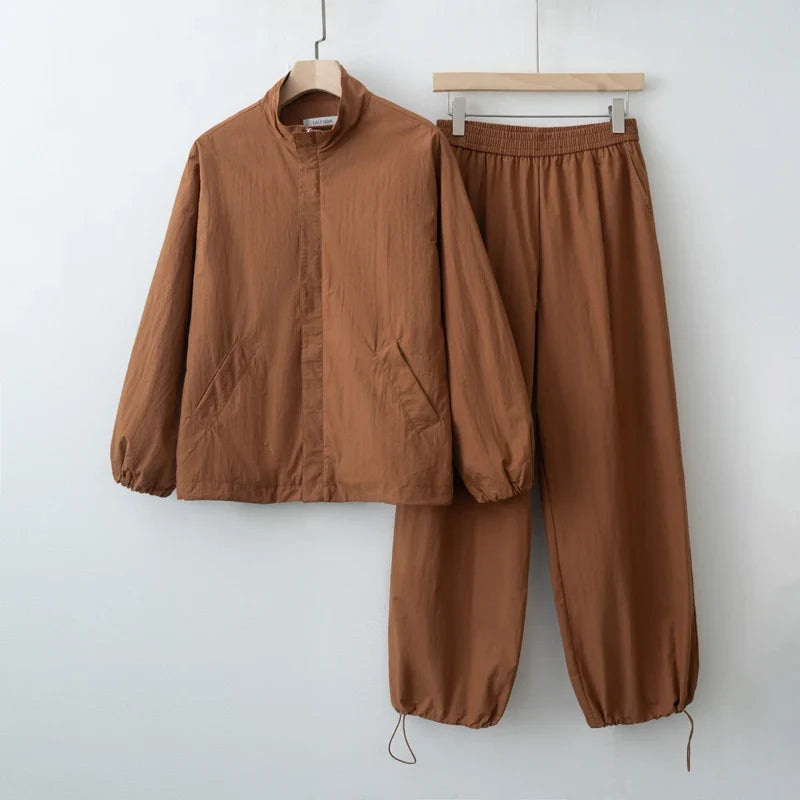 2025 Women Fall Autumn Sports style Jacket and Pants sets LadyShow.Store