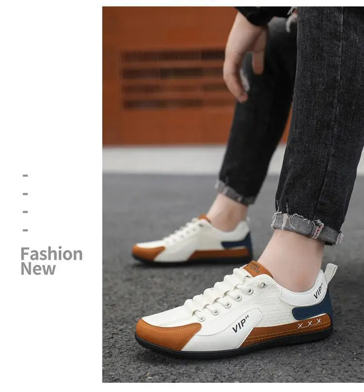 Mens 2026 Trendy Lightweight Loafers Soft Sole Breathable Slip On Casual Driving Shoes Comfortable Flat Simple Style Pi-Mart