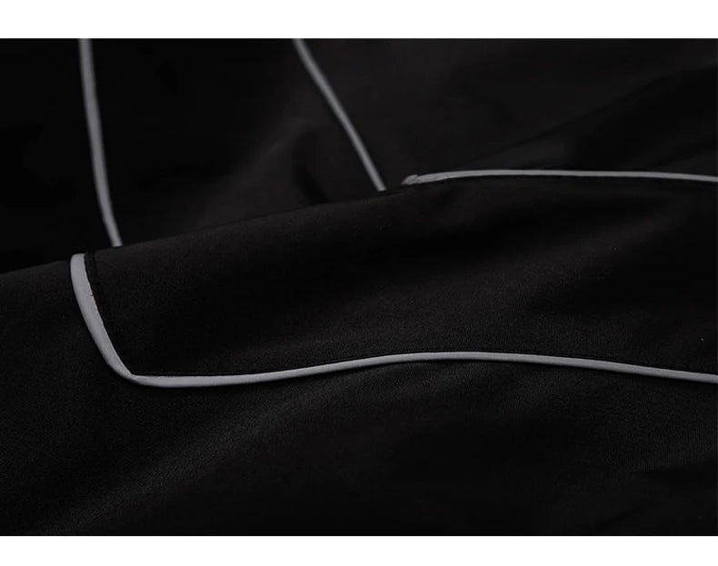 Hip Hop Varsity Jacket Men High Street Patchwork Color Black Windbreaker Coats Women Spring Autumn Thin Fashion College Jackets Pi-Mart
