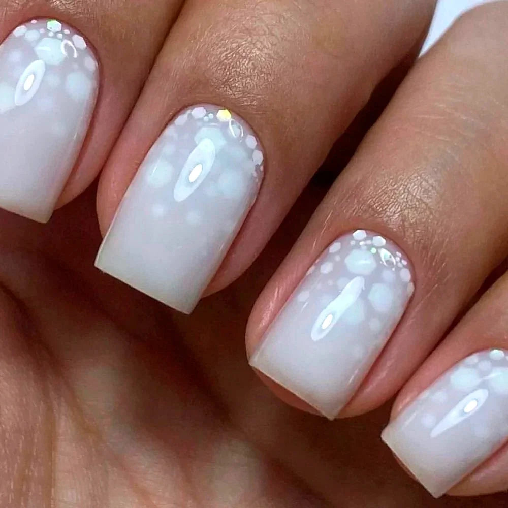 KODIES GEL Milky White Top Coat UV Gel Nail Polish 15ML Vernis Semi Permanent Finish Sealer Esmalte Paint for Manicure Nails Tri Light Beauty