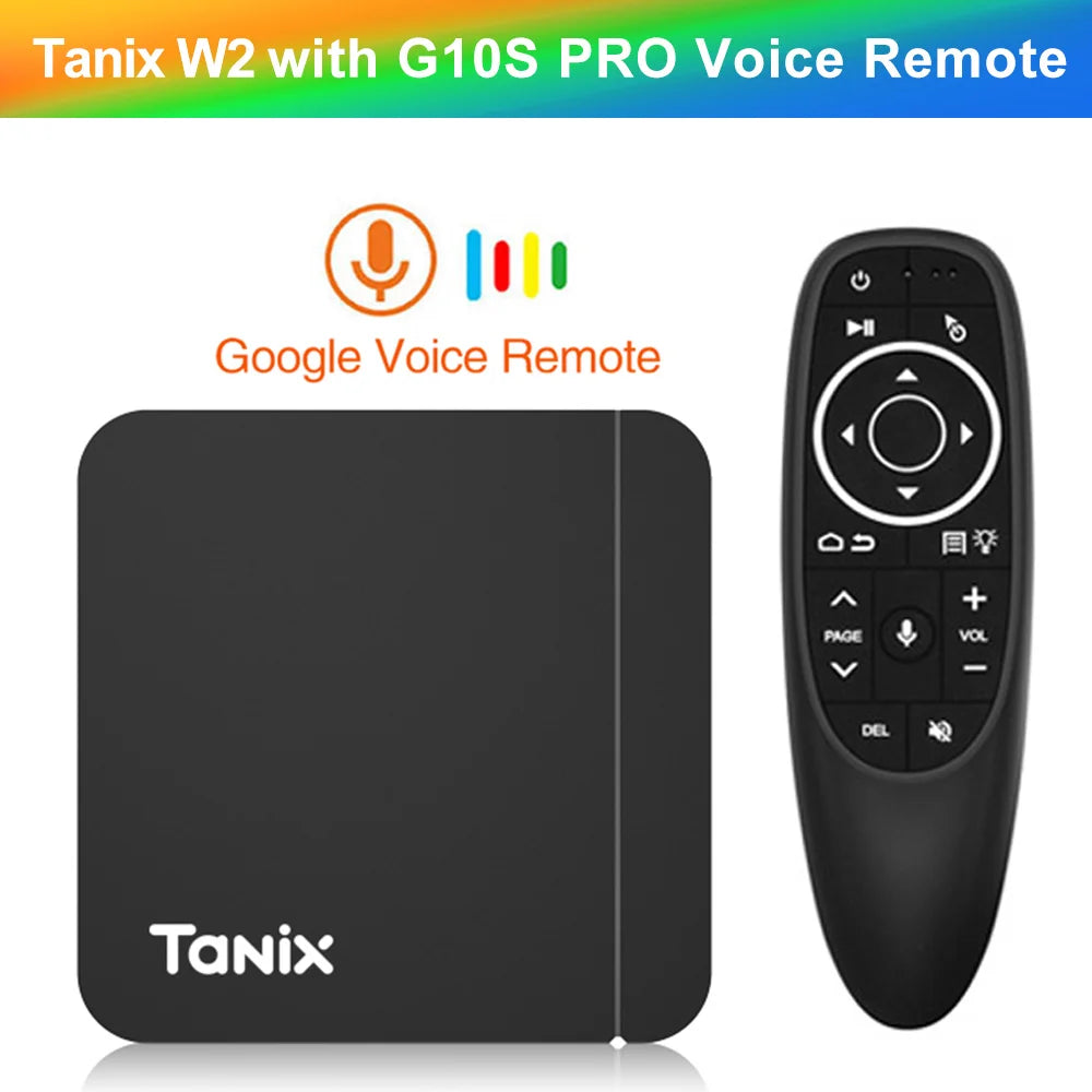Tanix W2 Smart TV Box Android 11 Amlogic S905W2 4GB 64GB Support AV1 Dual Wifi  Media Player TVBOX Set Top Box 32GB 2GB 16GB Pi-Mart