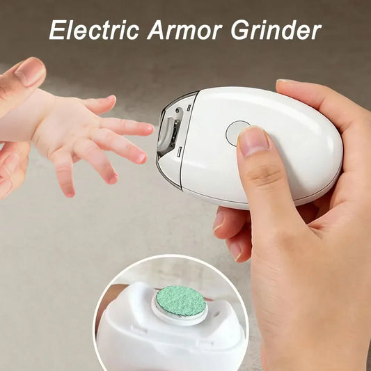 2 IN 1  Electric Nail Clipper Cutter with LED Light Automatic Nail Grinder Trimmer for Baby Mini Manicure Tool Nail Care Tri Light Beauty
