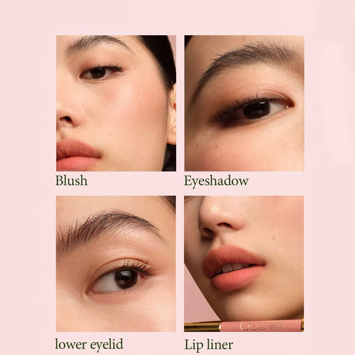 OUT OF OFFICE LUMEGLOW DUO PENCIL,Cheek&Multi-Use,Creamy Blendable,Buildable Color,Twist-Up Design,Luxury Makeup,Smooth Texture Pi-Mart