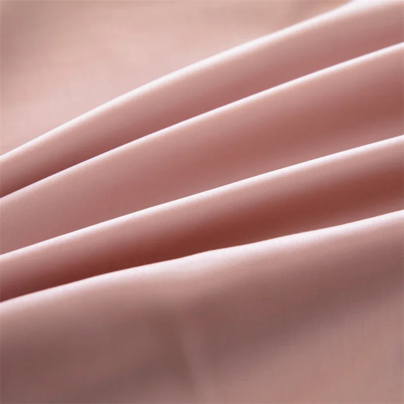100% Mulberry Silk Bedding Set High End Silk Bed Sheets Set Luxury Smooth Duvet Cover Set Single Double Queen King Size Bedsheet LadyShow.Store