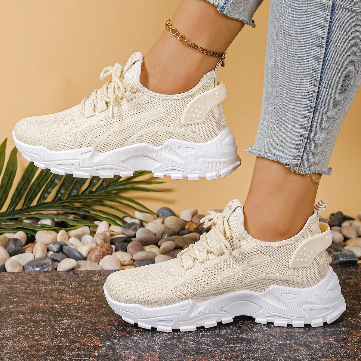 Women's Shoes, Women's Sports Shoes 2025 Women's Shoes Breathable Single-Mesh Dad Shoes Women's Casual and Versatile Sports Shoe LadyShow.Store