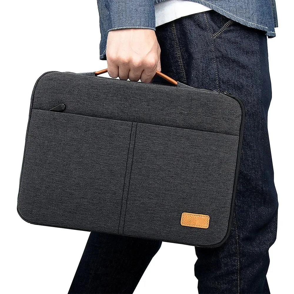 Protective Laptop Sleeve Case for 13.3 14 15.6 16 Inch New MacBook Pro M3 Max M2 M1 Slim Carrying Laptop Bag Men Women Pi-Mart