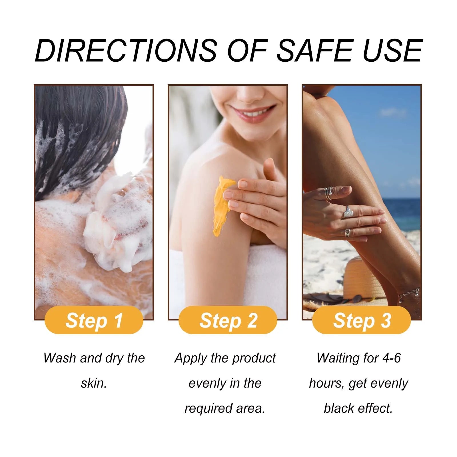 Self Tanning Cream Fake Tan Natural Glow Body Bronzing Nourishing Skin Summer Long Lasting Coloring Bronze Cream Sunless Tanner Pi-Mart