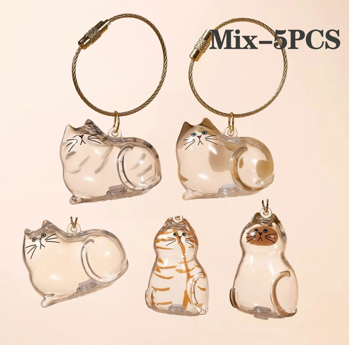 Pet Hair Keepsake Box Memorial Bottle for Cat Fur Storage Container for DIY Decoration Gift for Pet Lovers Home Display Pi-Mart