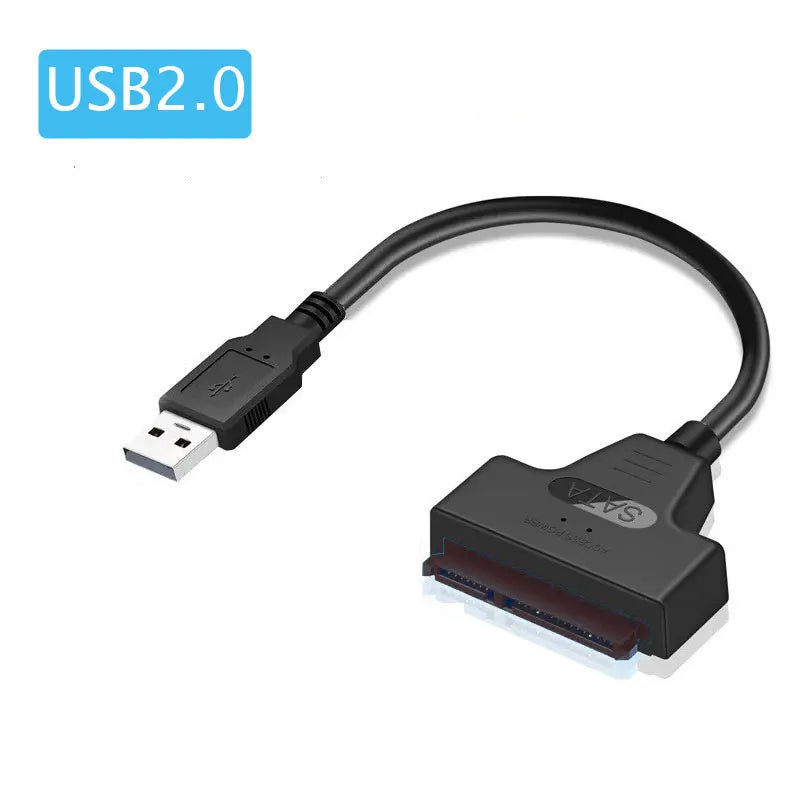 SATA to USB 3.0 / 2.0 Cable Up to 6 Gbps for 2.5 Inch External HDD SSD Hard Drive SATA 3 22 Pin Adapter USB 3.0 to Sata III Cord Pi-Mart