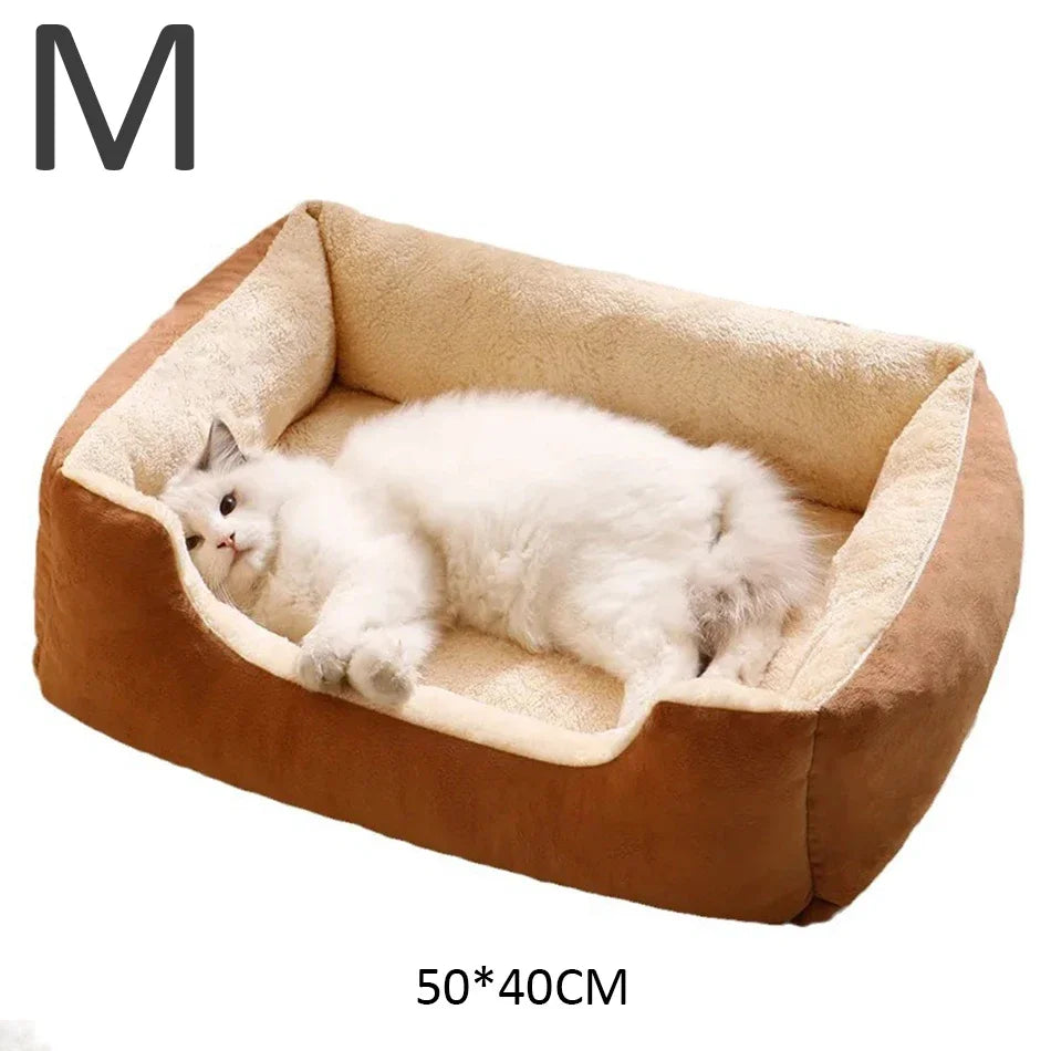 Bed for Cats Pet Products Cushions Kitten Goods Accessories Dog All Houses Supplies Things Accessory Habitats Basket House Beds Pi-Mart