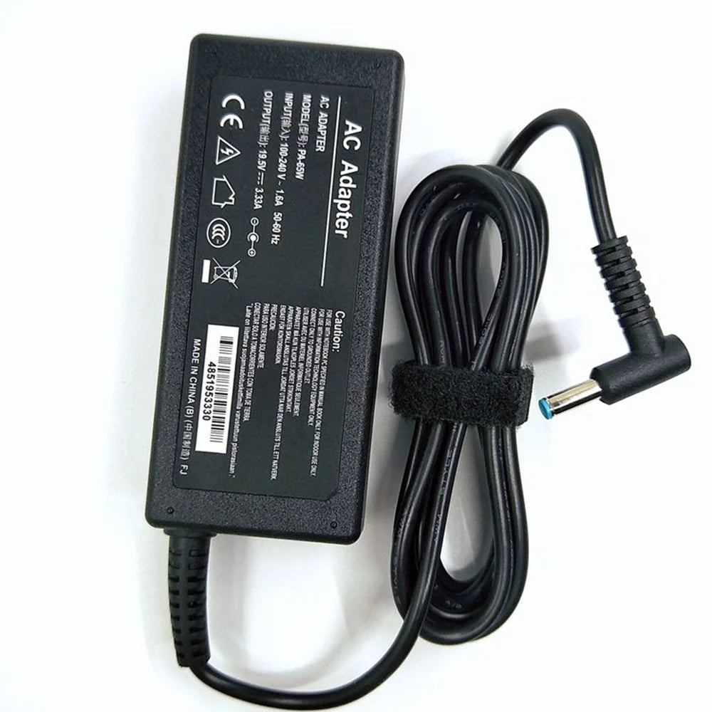 AC Adapter 19.5V 3.33A 65W 4.5*3.0mm Laptop Charger Adapter For HP Envy 17-j010us Pavilion 15-j000 Chromebook 11 G4 G5 EE 14 G3 Pi-Mart
