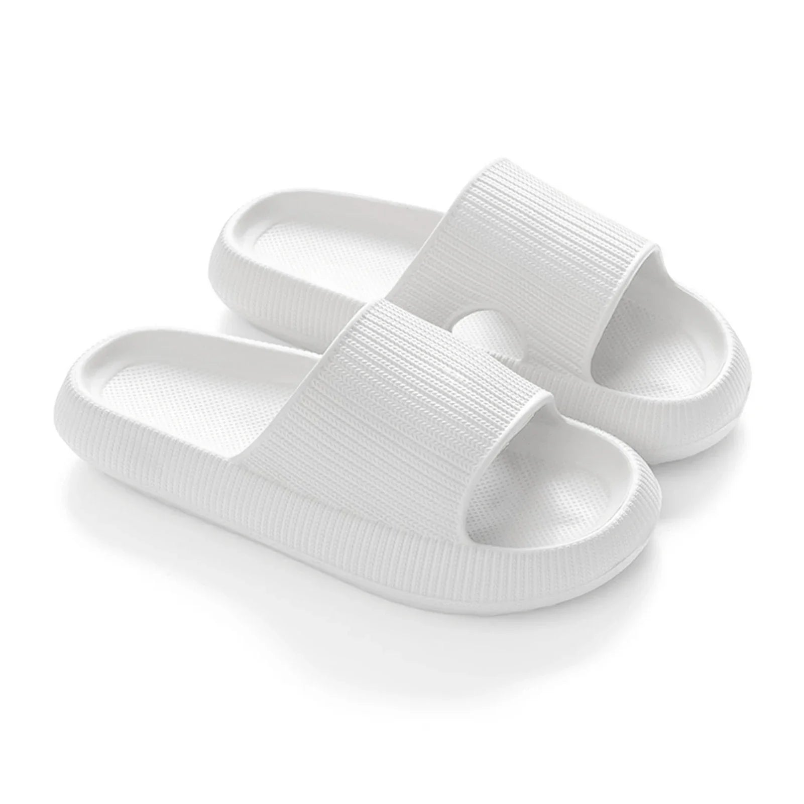 Thick Sole Cloud Slippers Women Men,Large Size,Pillow House Slippers Shower Sandals,Indoor Bathroom Slides,Lightweight,Non-Slip LadyShow.Store