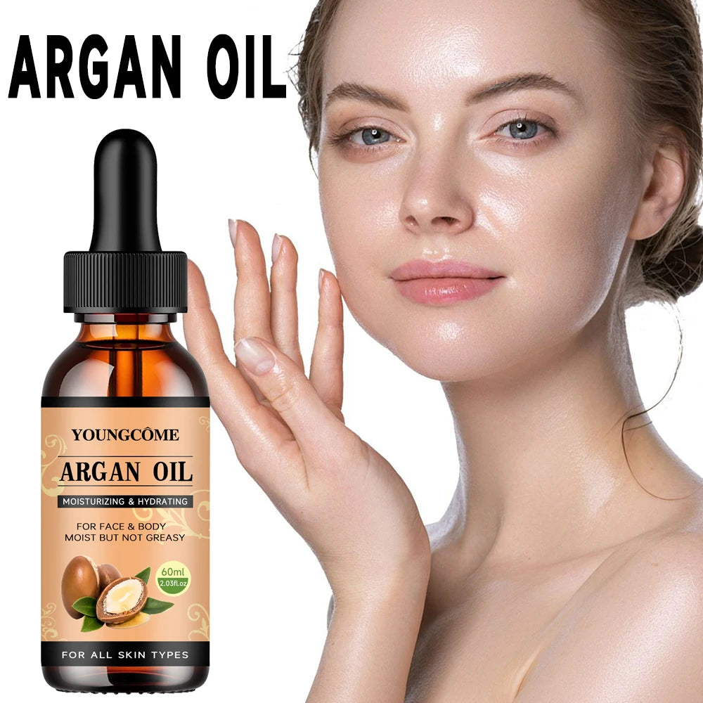 Moroccan Argan Oil Hair Serum Lightweight Hair Oil Mist For Split Ends, Frizzy Hair And Flyaways, Hair Oil Repair- Gloss Shine Pi-Mart