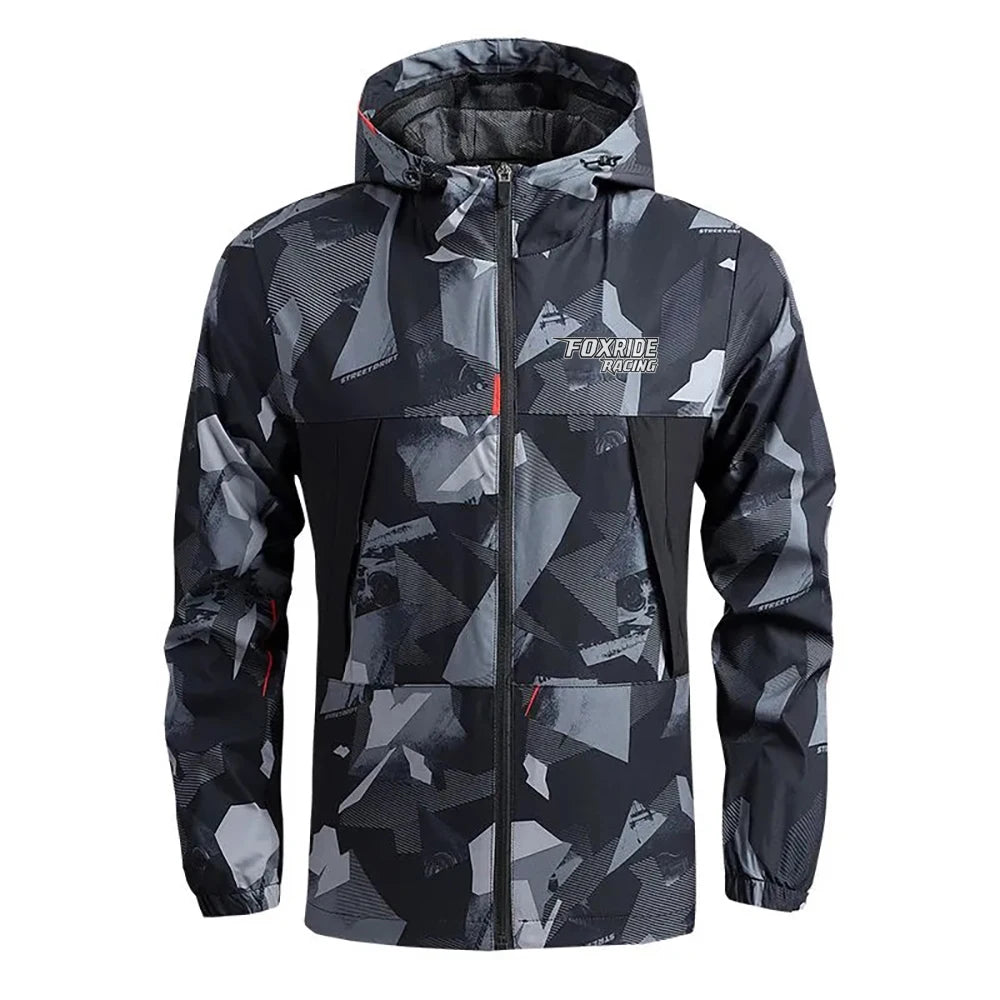 FOXRIDE RACING Men's Windbreaker Cycling Road Mountain Bike Jackets Man Chubasquero Ciclismo Hombre Bicycle Clothing MTB Jacket Pi-Mart