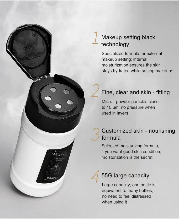 Oil Control Loose Powder Can Reduce Pores and Fine Lines, With a Long-lasting Matte Effect and Natural Facial Makeup Powder Pi-Mart