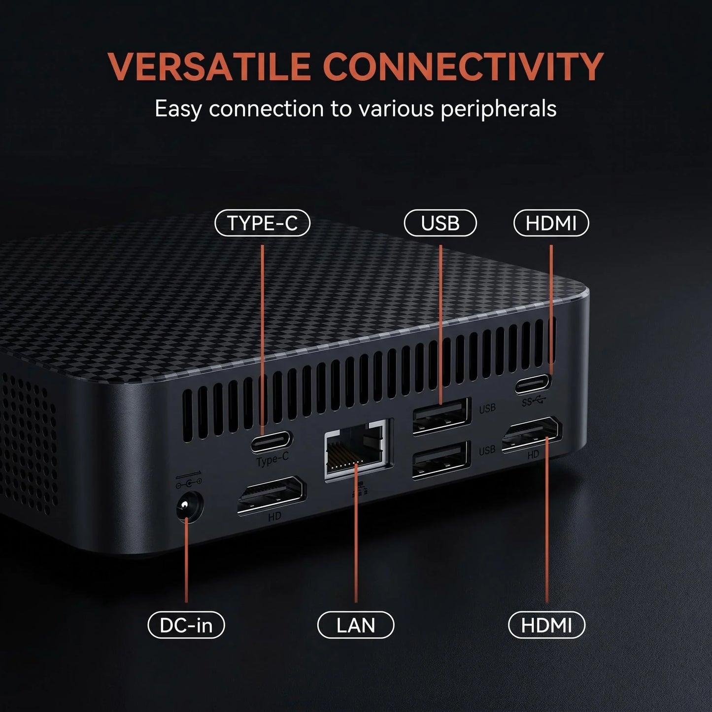 Compact Mini Gaming PC Intel i9 10980HK 16GB 32GB RAM 1TB 2TB SSD 4K HD Home Office Desktop Device Pi-Mart