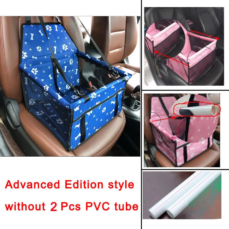 2025 High Quality Breathable Pets Carrier Car Seat Basket Safe Travel Carrier House Kennel Puppy Handbag Outdoor Pet Supplies Pi-Mart